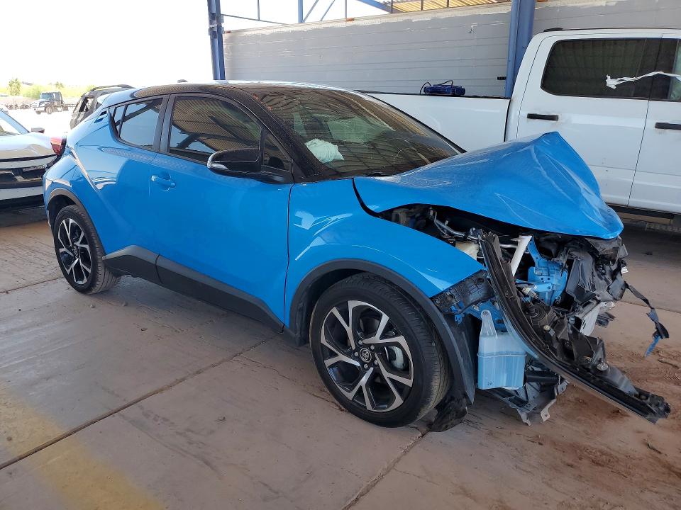 2019 Toyota C-hr VIN JTNKHMBX7K1055282 COPART salvage auction — FRONT END, Az - Cert Of Title - Salvage, sold $2,850 on 2026-07-14 (photo 4)