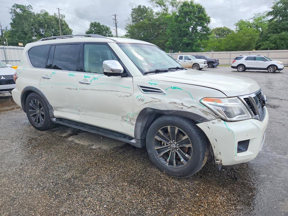 2017 Nissan Armada VIN JN8AY2NF3H9303856 COPART salvage auction — SIDE, Al - Cert Of Title-Salvage Title, sold $4,350 on 2026-07-13 (photo 4)