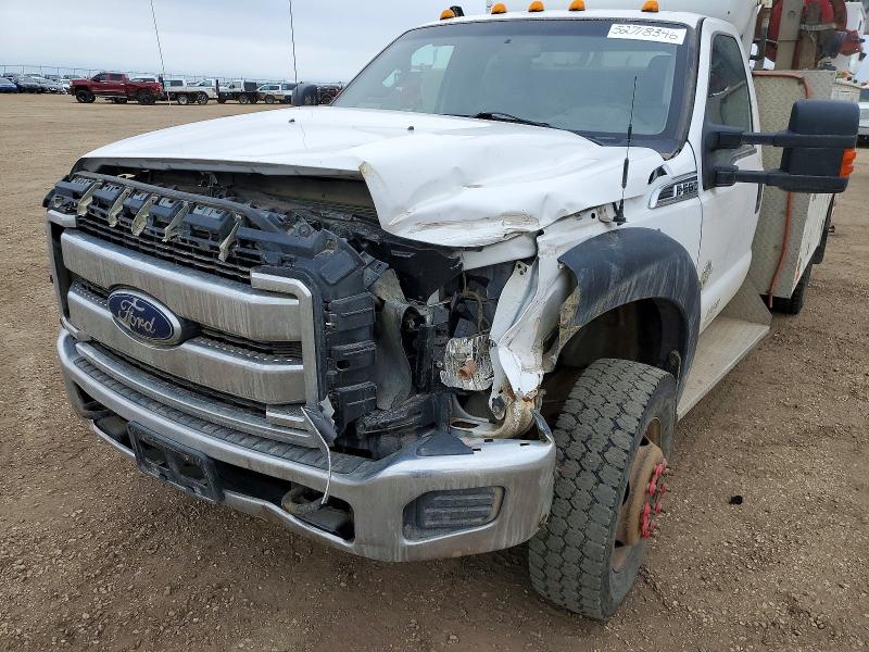 2015 Ford F-550 super duty VIN 1FDUF5HT4FEC42681 COPART salvage auction — FRONT END, Ab - Bos - Salvage, sold $20,250 on 2026-07-09 (photo 9)