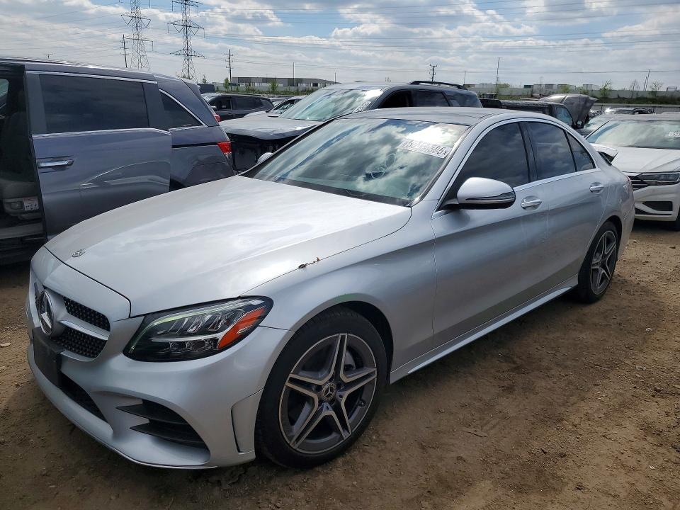 2021 Mercedes-benz C-klasse VIN W1KWF8EB3MR628918 COPART salvage auction — REAR END, Il - Salvage Certificate, sold $8,000 on 2026-07-28 (photo 1)