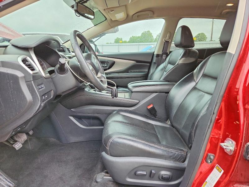 2017 Nissan Murano VIN 5N1AZ2MH0HN172478 COPART salvage auction — FRONT END, Mo - Salvage Certificate Of Title, sold $2,700 on 2026-07-22 (photo 7)