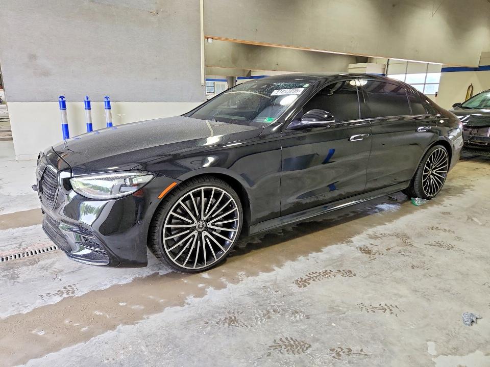 2022 Mercedes-benz S-klasse VIN W1K6G6DB7NA096172 COPART salvage auction — FRONT END, Va - Cert Of Title - Salvage, sold $28,750 on 2026-07-24 (photo 1)