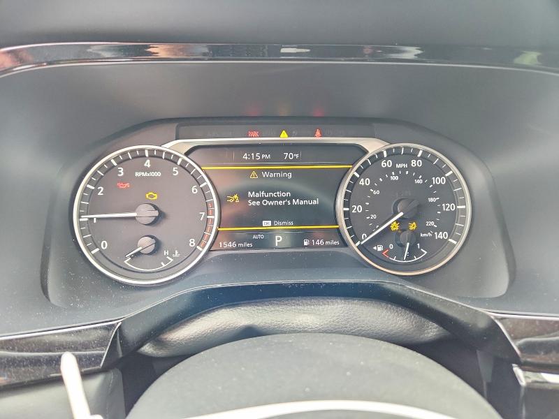 2025 Nissan Pathfinder VIN 5N1DR3BD0SC310770 COPART salvage auction — FRONT END, Oh - Cert Of Title-Salvage, sold $11,000 on 2026-07-02 (photo 9)