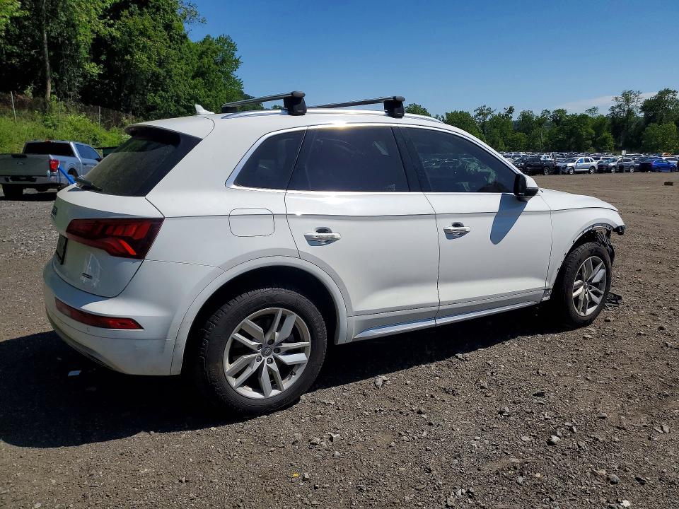 2020 Audi Q5 VIN WA1ANAFY2L2041807 COPART salvage auction — FRONT END, NY - MV-907A SALVAGE CERTIFICATE, sold $5,500 on 2026-07-02 (photo 3)