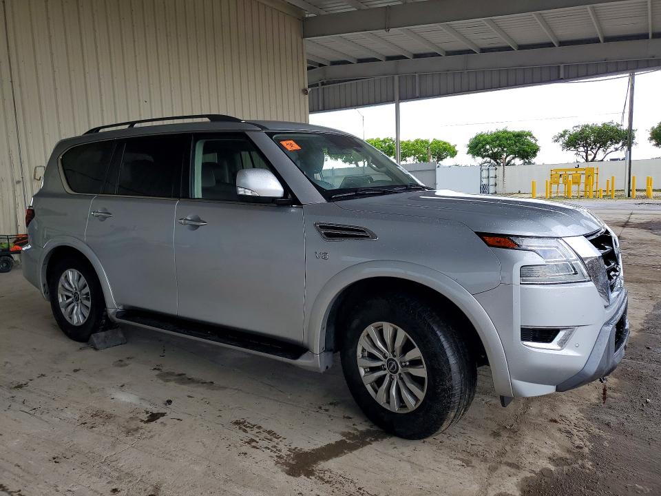 2022 Nissan VIN JN8AY2AC5N9162957 COPART salvage auction — WATER/FLOOD, Fl - Certificate Of Destruction, sold $5,200 on 2026-07-22 (photo 4)