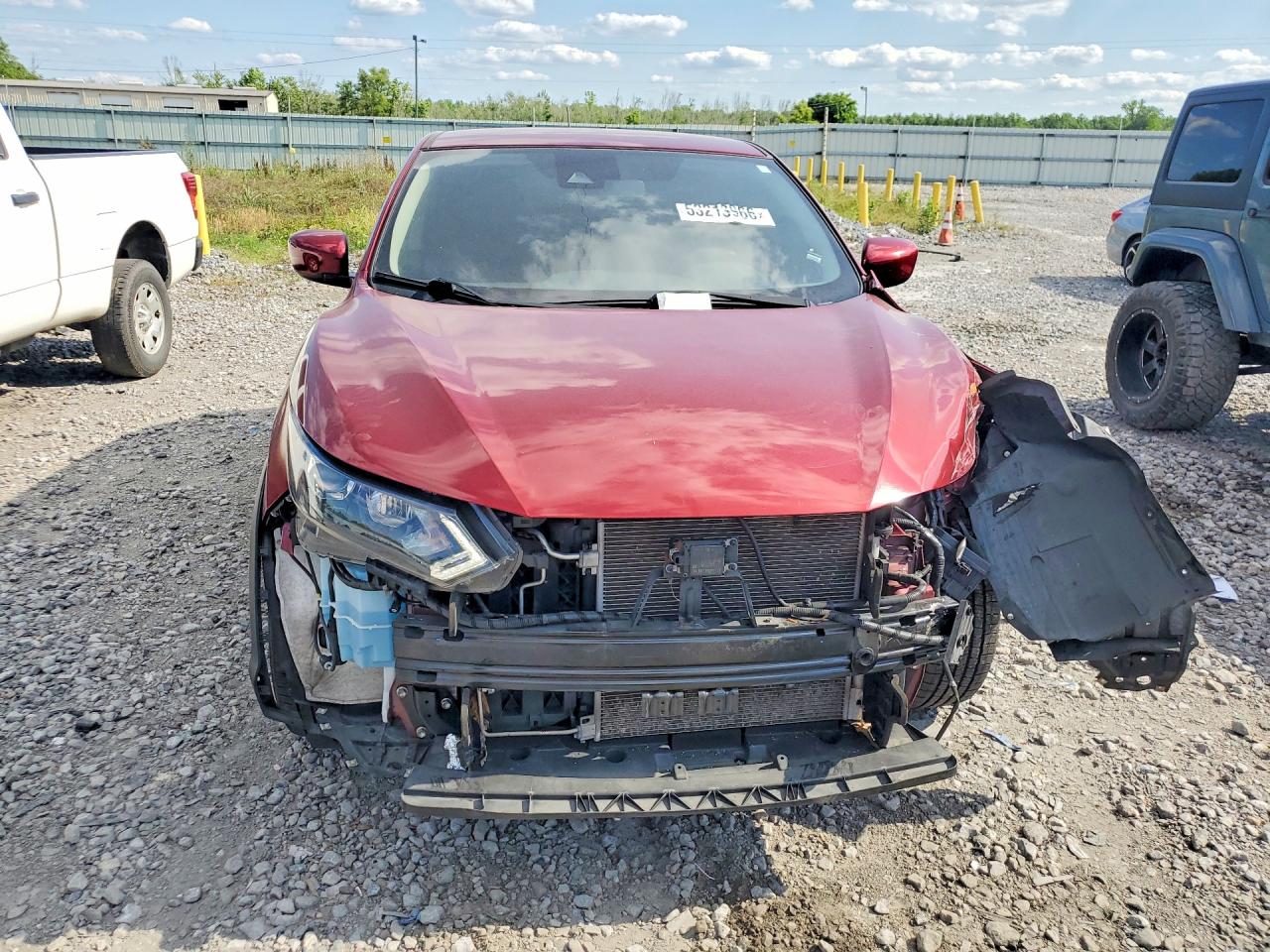 2021 Nissan Rogue Sport VIN JN1BJ1AV0MW321970 COPART salvage auction — Front End, AL - CERT OF TITLE-SALVAGE TITLE, sold $2,900 on 2026-06-25 (photo 5)