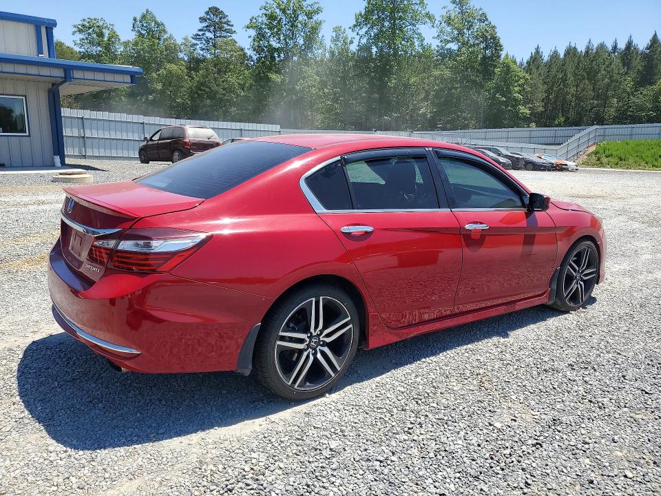 2017 Honda Accord VIN 1HGCR2F54HA010247 COPART salvage auction — SIDE, NC - SALVAGE CERTIFICATE OF TITLE, sold $2,900 on 2026-07-02 (photo 3)