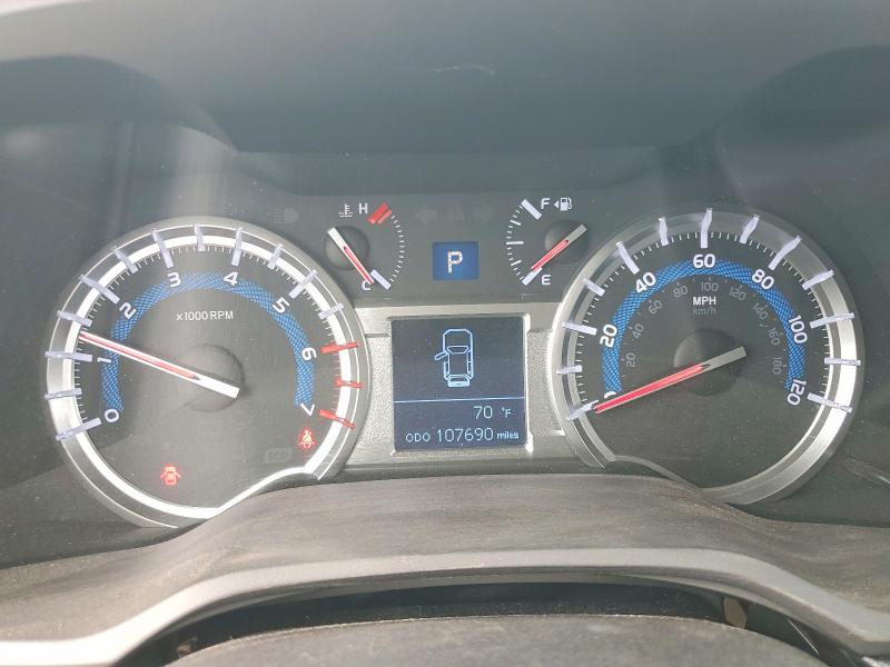 2019 Toyota 4runner VIN JTEZU5JR0K5211027 COPART salvage auction — REAR END, Ca - Salvage Certificate, sold $10,900 on 2026-07-09 (photo 9)