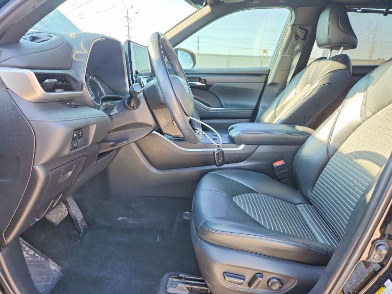 2023 Toyota Highlander VIN 5TDKDRAH0PS014705 COPART salvage auction — HAIL, Tx - Certificate Of Title, sold $300 on 2026-07-31 (photo 7)