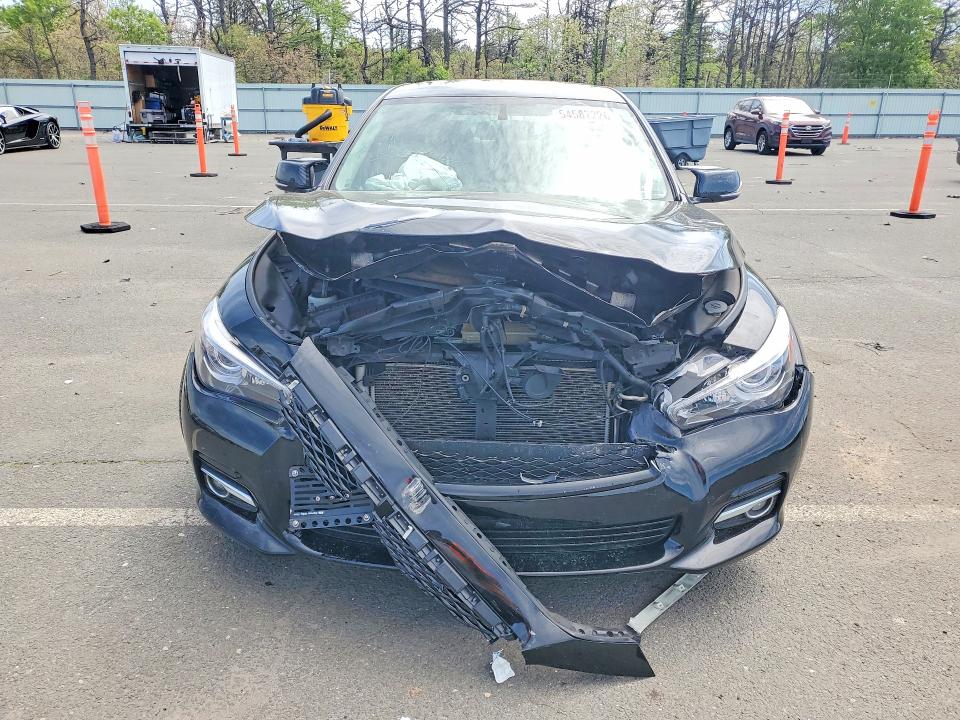 2014 Infiniti VIN JN1BV7AR1EM701360 COPART salvage auction — FRONT END, Ny - Mv-907A Salvage Certificate, sold $1,400 on 2026-07-27 (photo 5)