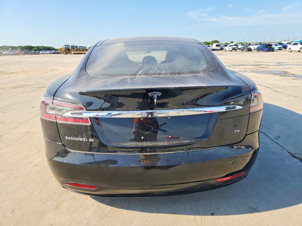 2017 Tesla Model s VIN 5YJSA1E18HF228483 COPART salvage auction — UNDERCARRIAGE, Ca - Cert Of Title-Salvaged, sold $4,850 on 2026-07-08 (photo 6)