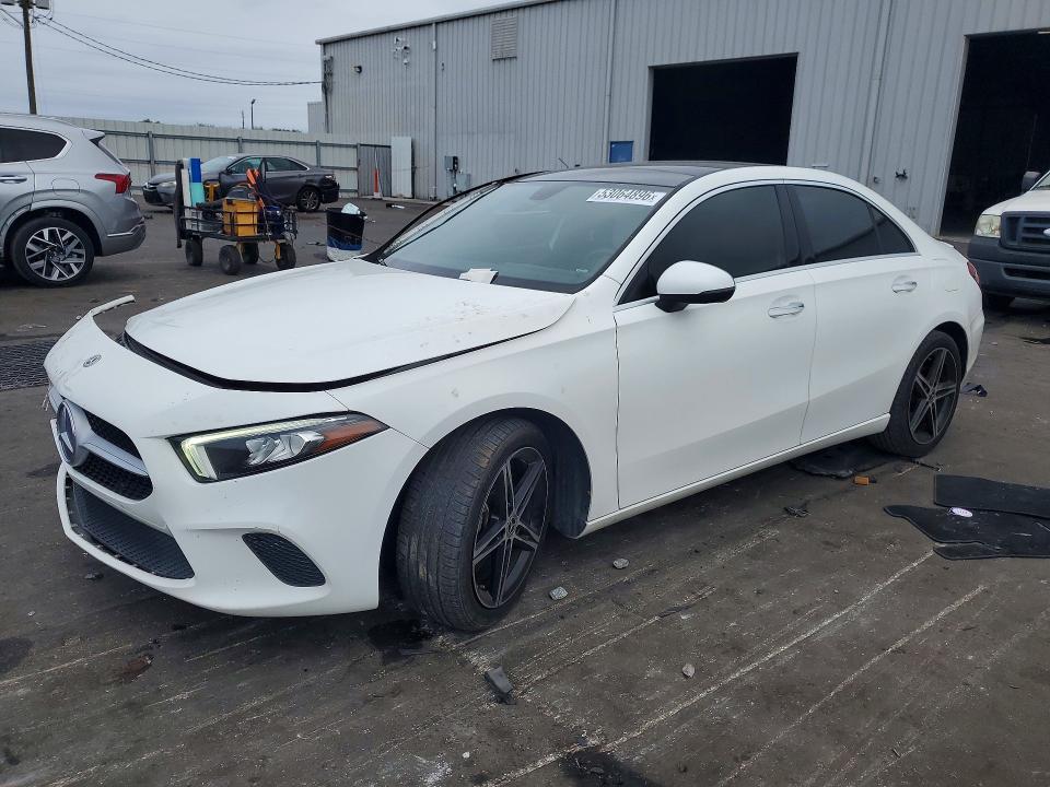 2019 Mercedes-benz A-klasse VIN WDD3G4EB3KW024888 COPART salvage auction — FRONT END, Fl - Cert Of Title Slvg Rebuildable, sold $7,300 on 2026-07-15 (photo 1)