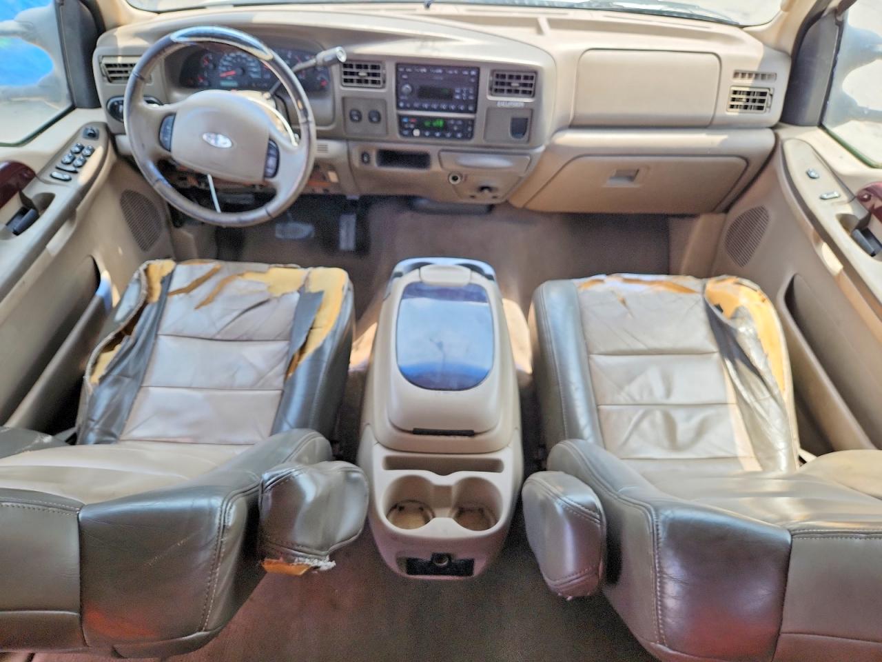 2003 Ford Excursion VIN 1FMNU44F23EA80999 COPART salvage auction — Front End, TX - CERTIFICATE OF TITLE (P), sold $775 on 2026-07-09 (photo 8)