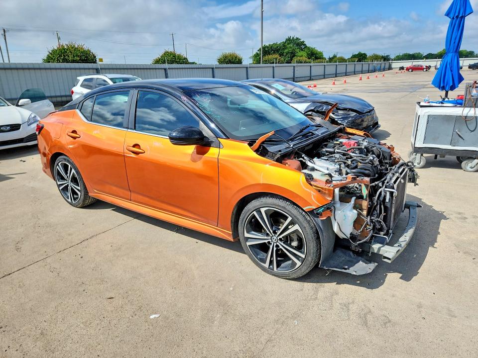 2020 Nissan Sentra VIN 3N1AB8DV1LY260049 COPART salvage auction — FRONT END, Tx - Salvage Vehicle Title, sold $2,100 on 2026-07-02 (photo 4)