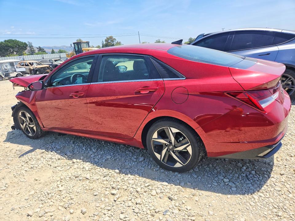 2023 Hyundai Elantra VIN KMHLN4AJ5PU092167 COPART salvage auction — FRONT END, CA - SALVAGE CERTIFICATE, sold $3,350 on 2026-07-14 (photo 2)