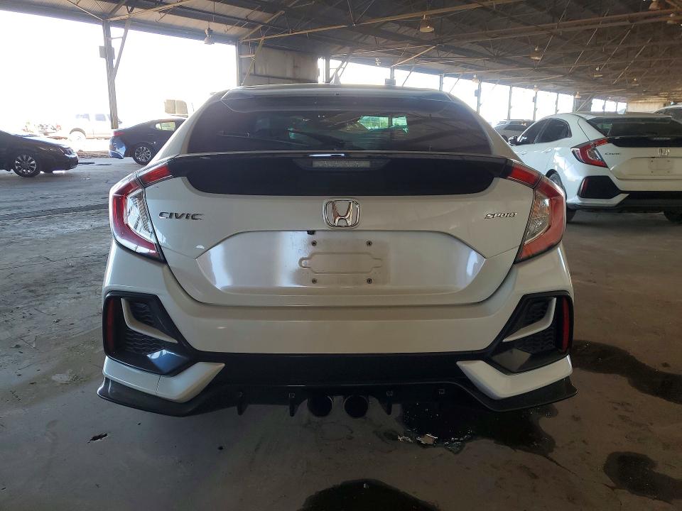 2021 Honda Civic VIN SHHFK7H43MU409054 COPART salvage auction — FRONT END, AZ - CERT OF TITLE - SALVAGE, sold $5,800 on 2026-07-08 (photo 6)