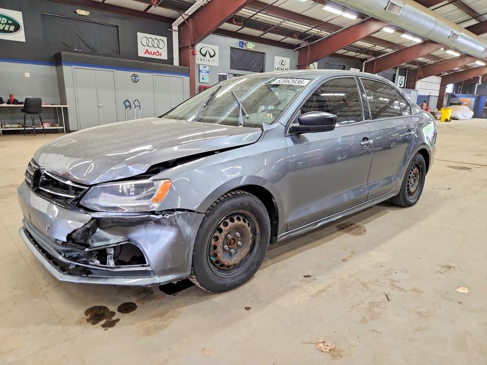 2016 Volkswagen Jetta VIN 3VW267AJ2GM383693 COPART salvage auction — FRONT END, Tn - Certificate Of Title, sold $1,800 on 2026-07-21 (photo 1)