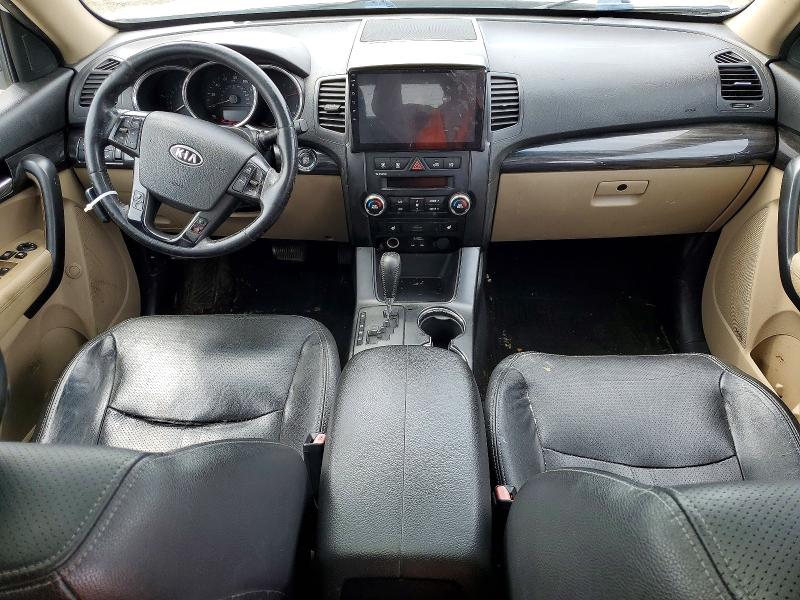 2013 Kia Sorento VIN 5XYKU4A25DG341768 COPART salvage auction — FRONT END, Il - Salvage Certificate, sold $450 on 2026-07-21 (photo 8)