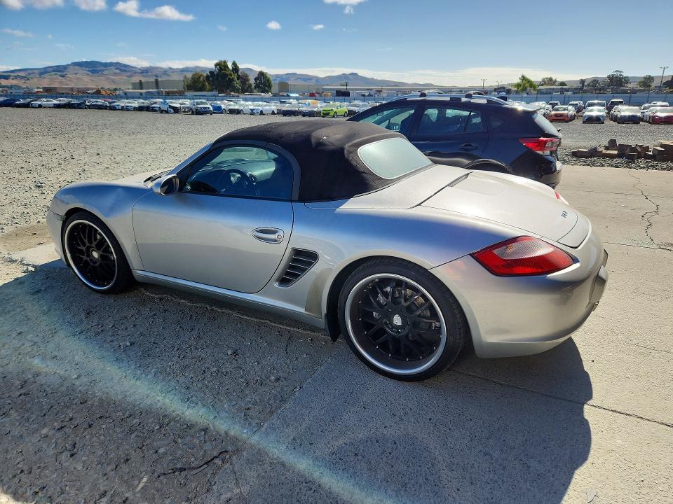 2005 Porsche Boxster VIN WP0CA29895U711467 COPART salvage auction — VANDALISM, Ca - Salvage Certificate, sold $7,000 on 2026-07-13 (photo 2)