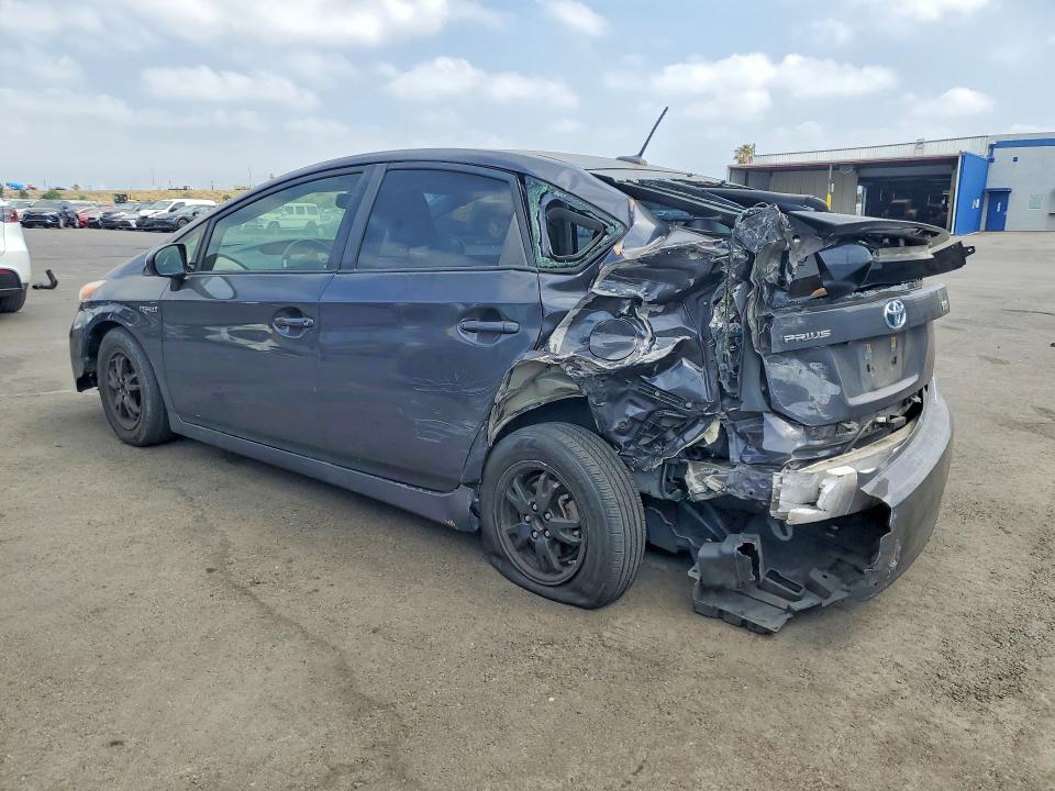 2013 Toyota VIN JTDKN3DU5D1676520 COPART salvage auction — REAR END, Ca - Salvage Certificate, sold $1,150 on 2026-07-13 (photo 2)
