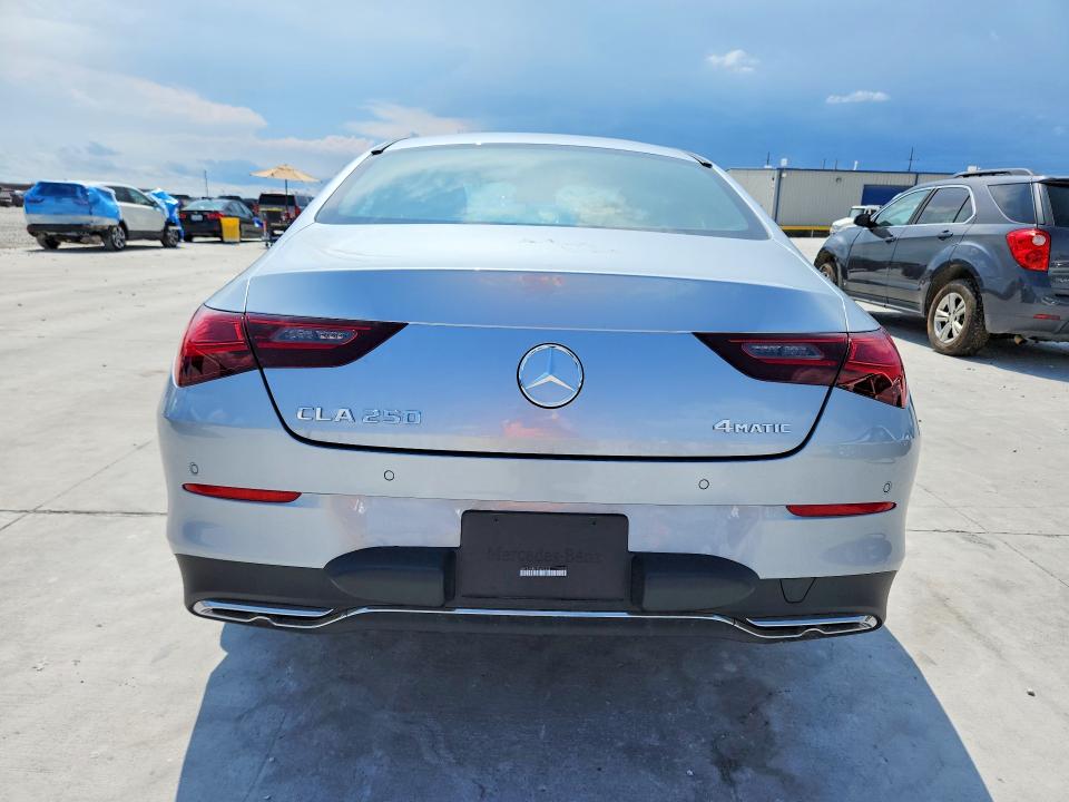 2026 Mercedes-benz Cla-klasse VIN W1K5J4HB5TN602535 COPART salvage auction — FRONT END, Tx - Salvage Vehicle Title, sold $10,600 on 2026-07-07 (photo 6)