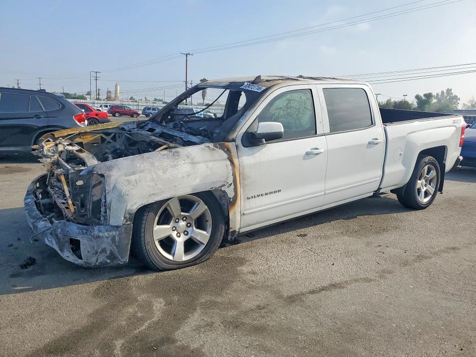 2016 Chevrolet Silverado 1500 VIN 3GCUKREC7GG375411 COPART salvage auction — BURN, Ca - Salvage Certificate, sold $550 on 2026-07-09 (photo 1)