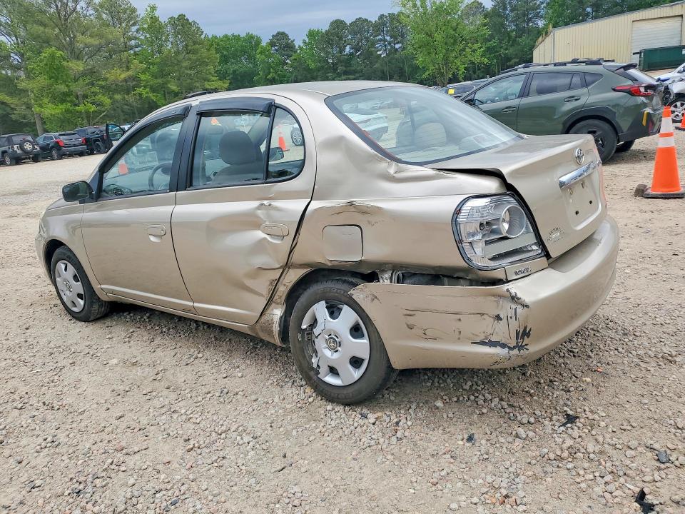 2003 Toyota Echo VIN JTDBT123630302488 COPART salvage auction — REAR END, Nc - Salvage Certificate Of Title, sold $900 on 2026-07-10 (photo 2)