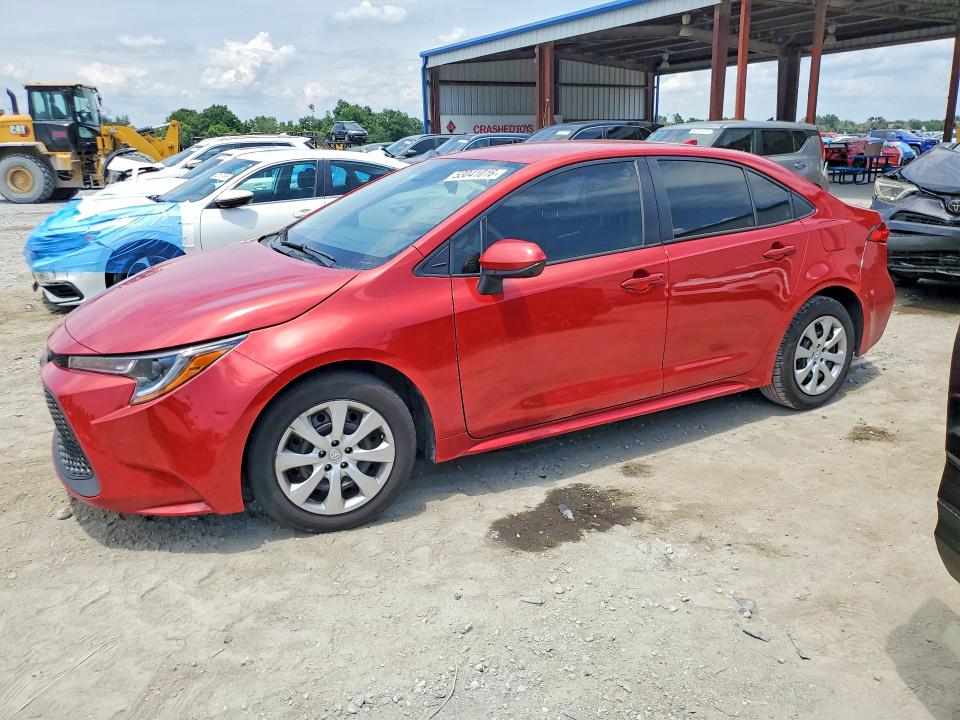 2020 Toyota Corolla VIN JTDEPRAE3LJ093014 COPART salvage auction — SIDE, Fl - Cert Of Title Slvg Rebuildable, sold $4,400 on 2026-07-17 (photo 1)