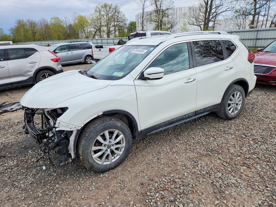 2019 Nissan Rogue VIN KNMAT2MV5KP529600 COPART salvage auction — FRONT END, Ny - Mv-907A Salvage Certificate, sold $2,350 on 2026-07-08 (photo 1)