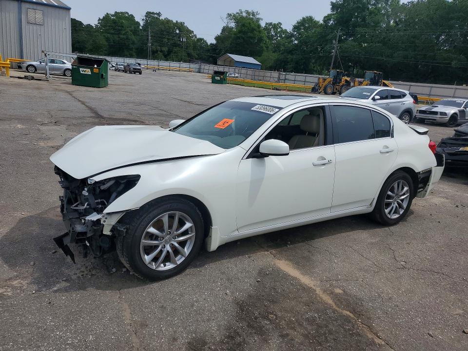 2008 Infiniti G VIN JNKBV61E78M210458 COPART salvage auction — REAR END, Al - Cert Of Title-Salvage Title, sold $225 on 2026-07-06 (photo 1)
