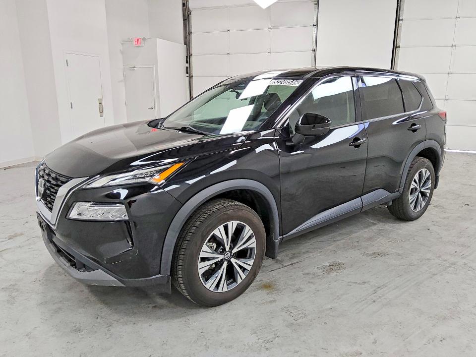 2021 Nissan Rogue VIN 5N1AT3BB3MC834131 COPART salvage auction — SIDE, IN - CERTIFICATE OF TITLE, sold $13,500 on 2026-07-30 (photo 1)