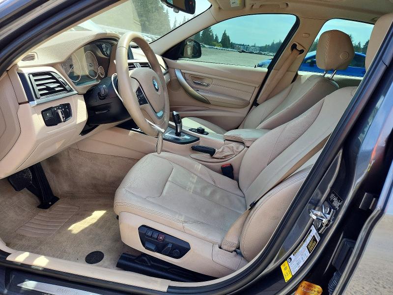 2012 BMW 3er VIN WBA3A5C57CF259615 COPART salvage auction — FRONT END, WA - BILL OF SALE, sold $125 on 2026-07-24 (photo 7)
