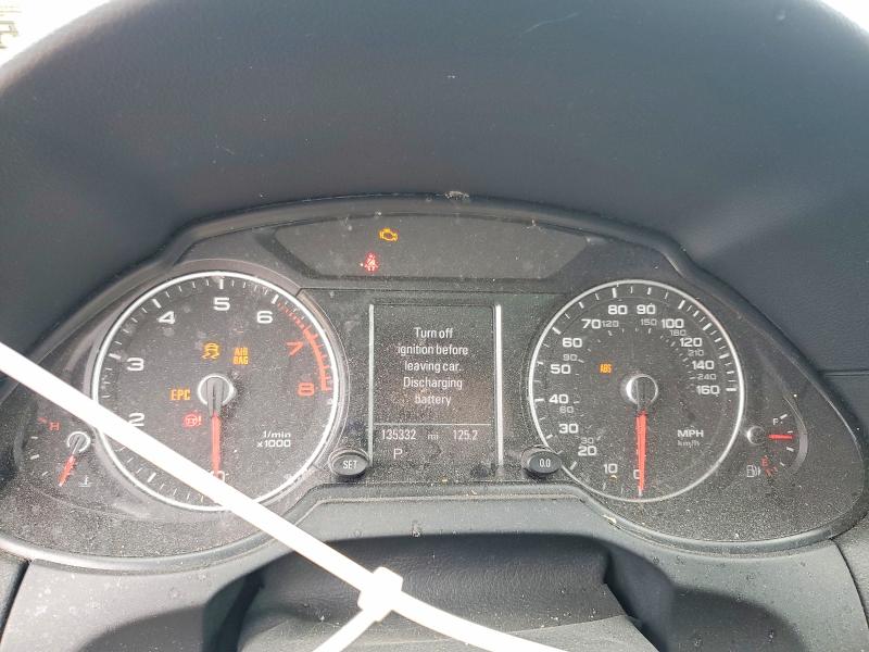 2013 Audi Q5 VIN WA1DGAFP9DA048629 COPART salvage auction — FRONT END, Tx - Salvage Vehicle Title, sold $700 on 2026-07-09 (photo 9)