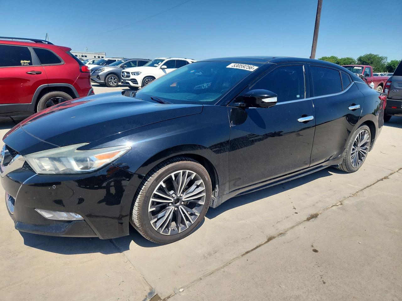 2017 Nissan Maxima VIN 1N4AA6AP7HC447117 COPART salvage auction — Hail, TX - CERTIFICATE OF TITLE, sold $3,200 on 2026-07-09 (photo 1)