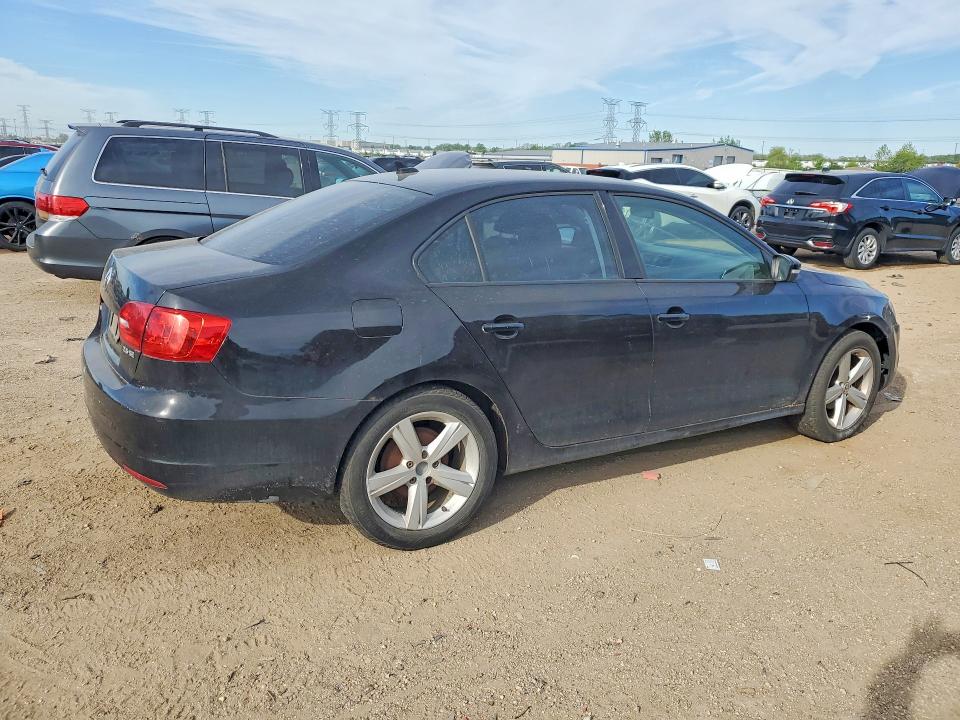2011 Volkswagen Jetta VIN 3VWBZ7AJ7BM399176 COPART salvage auction — SIDE, Il - Salvage Certificate, sold $500 on 2026-07-02 (photo 3)