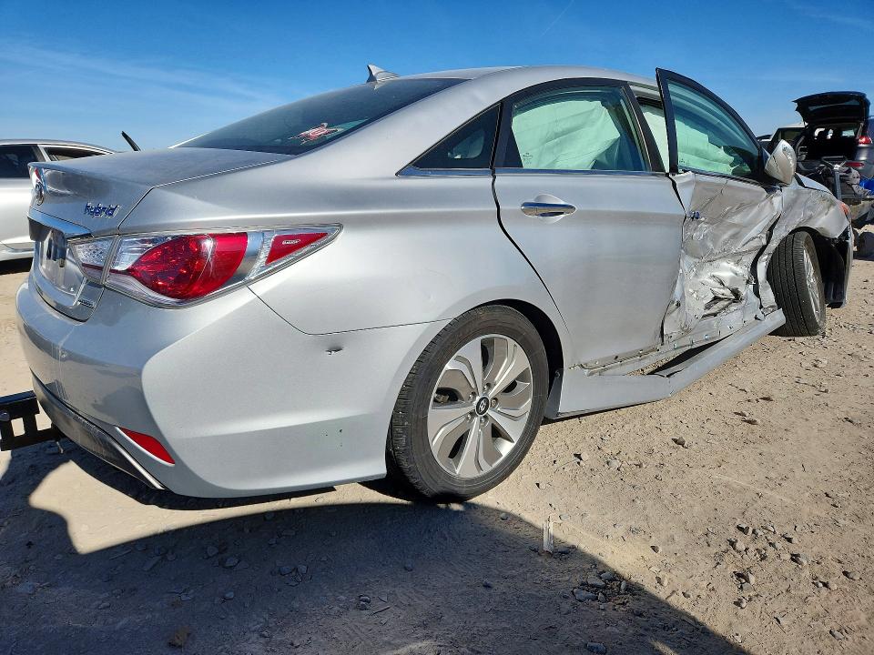 2013 Hyundai Sonata hybrid VIN KMHEC4A41DA098375 COPART salvage auction — SIDE, Ut - Salvage Certificate, sold $225 on 2026-07-28 (photo 3)