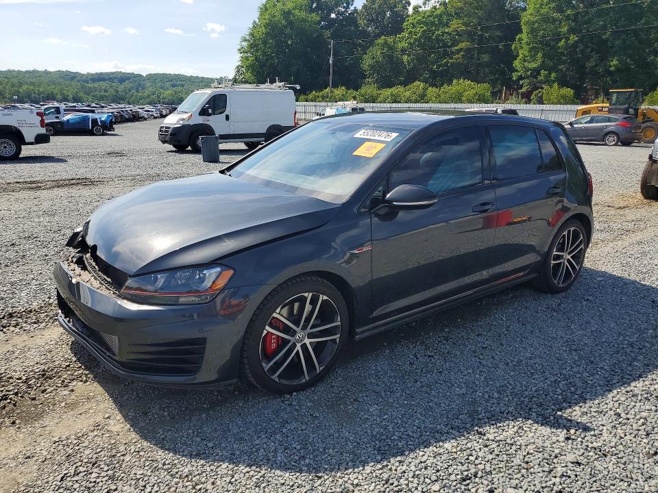 2017 Volkswagen Gti VIN 3VW547AU9HM060532 COPART salvage auction — FRONT END, Nc - Salvage Certificate Of Title, sold $200 on 2026-07-02 (photo 1)