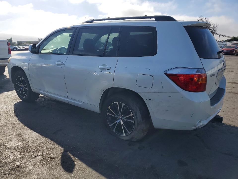 2009 Toyota Highlander VIN JTEES41A892125842 COPART salvage auction — REAR END, Ca - Salvage Certificate, sold $1,700 on 2026-07-02 (photo 2)