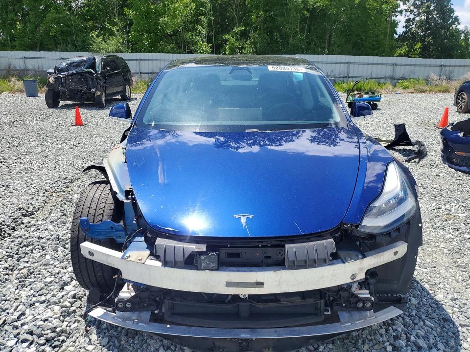 2020 Tesla VIN 5YJ3E1EA0LF796888 COPART salvage auction — FRONT END, NC - SALVAGE CERTIFICATE OF TITLE, sold $7,900 on 2026-07-29 (photo 5)