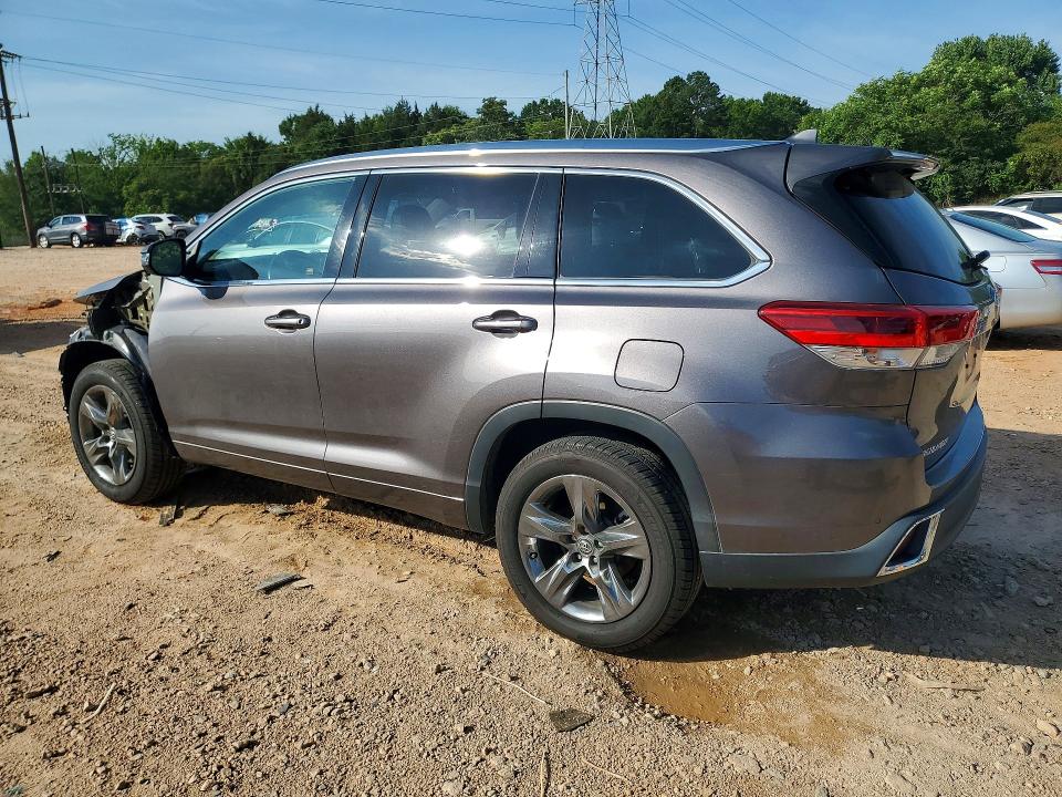 2019 Toyota Highlander VIN 5TDYZRFHXKS308884 COPART salvage auction — FRONT END, Nc - Salvage Certificate Of Title, sold $12,000 on 2026-07-06 (photo 2)