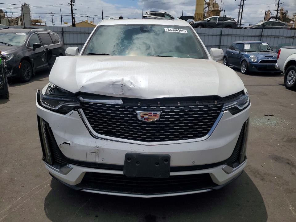 2023 Cadillac Xt6 VIN 1GYKPCRS3PZ152459 COPART salvage auction — FRONT END, Ca - Salvage Certificate, sold $6,400 on 2026-07-29 (photo 5)