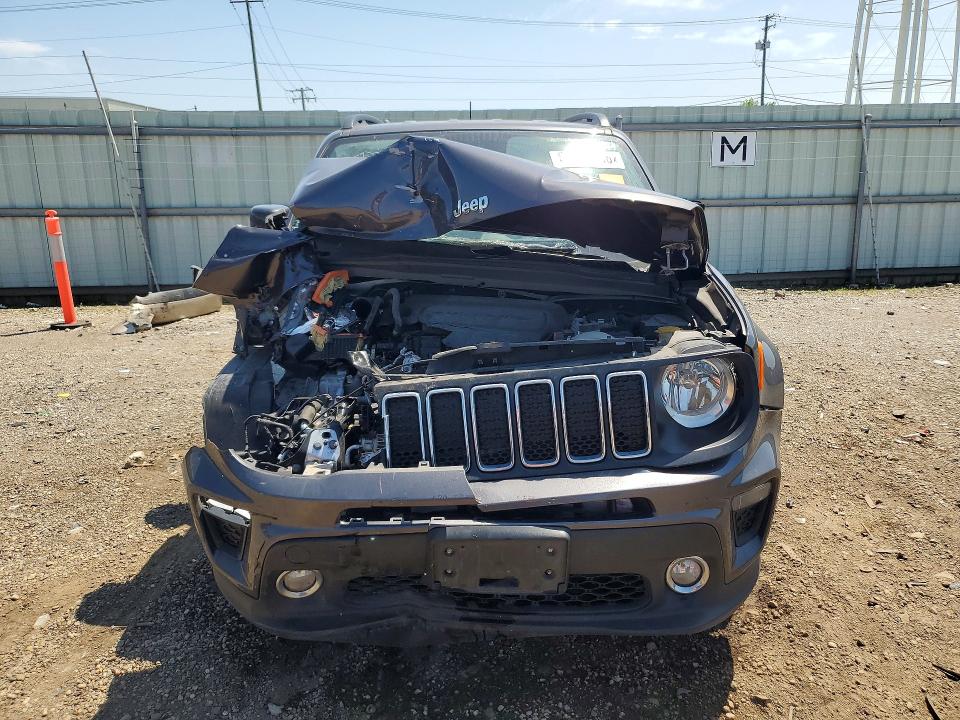 2021 Jeep Renegade VIN ZACNJCBBXMPM28500 COPART salvage auction — FRONT END, Il - Salvage Certificate, sold $525 on 2026-07-29 (photo 5)