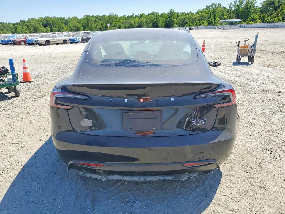 2025 Tesla VIN 5YJ3E1ET4SF036138 COPART salvage auction — FRONT END, Sc - Cert Of Title-Salvage, sold $14,100 on 2026-08-03 (photo 6)