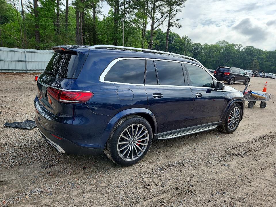 2021 Mercedes-benz Gls-klasse VIN 4JGFF8KEXMA561740 COPART salvage auction — MINOR DENT/SCRATCHES, Va - Dealer Only Clean Title (P), sold $49,250 on 2026-07-27 (photo 3)