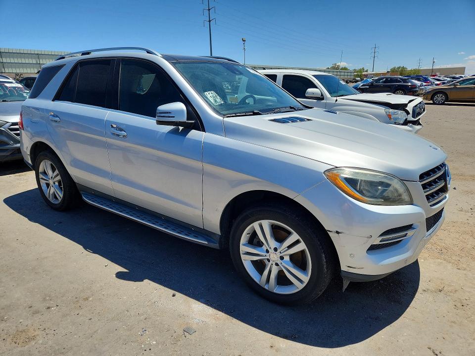 2014 Mercedes-benz Ml-class VIN 4JGDA2EB5EA289653 COPART salvage auction — NORMAL WEAR, Az - Certificate Of Title, sold $4,200 on 2026-08-13 (photo 4)