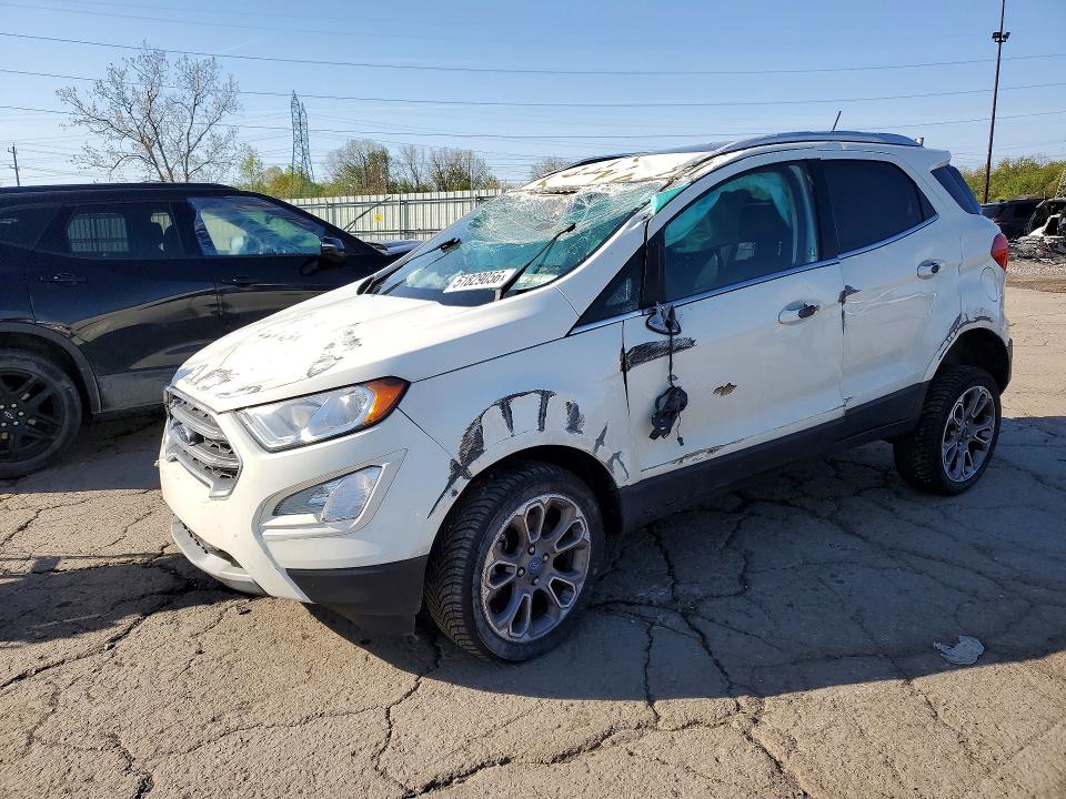 2020 Ford Ecosport VIN MAJ6S3KL8LC326635 COPART salvage auction — ROLLOVER, Mi - Certificate Of Title, sold $550 on 2026-07-10 (photo 1)
