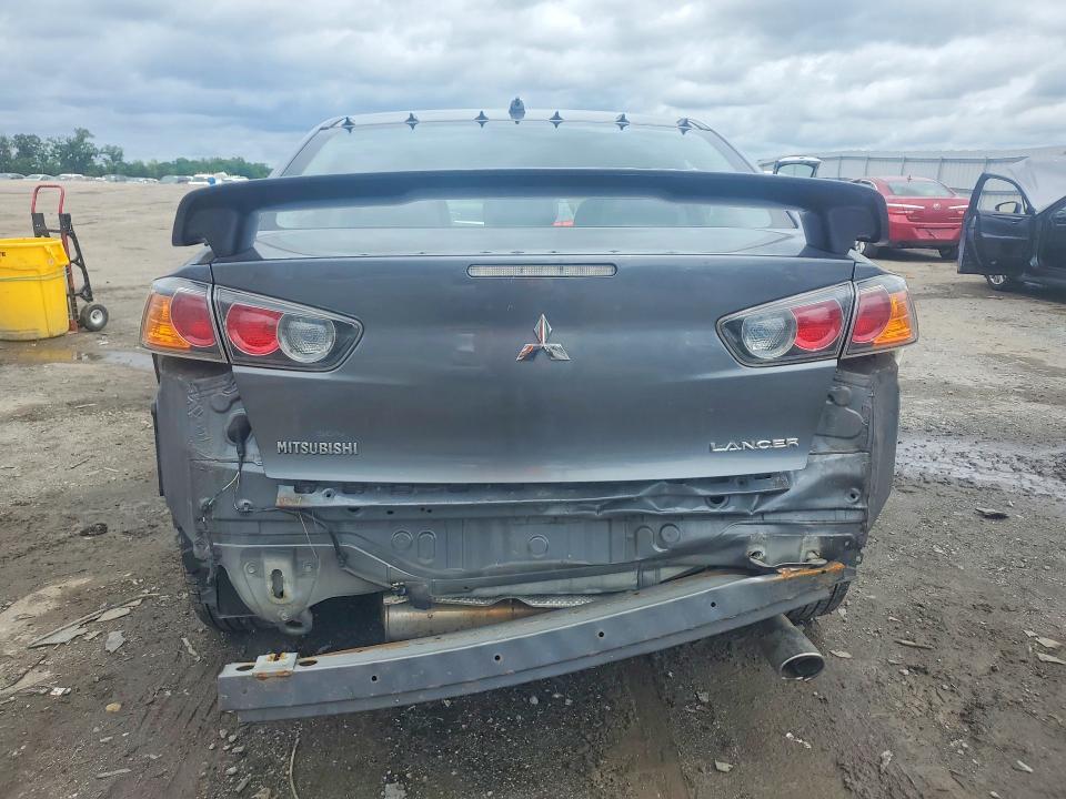 2010 Mitsubishi Lancer VIN JA32U8FW1AU015896 COPART salvage auction — REAR END, VA - CERT OF TITLE - SALVAGE, sold $750 on 2026-07-29 (photo 6)