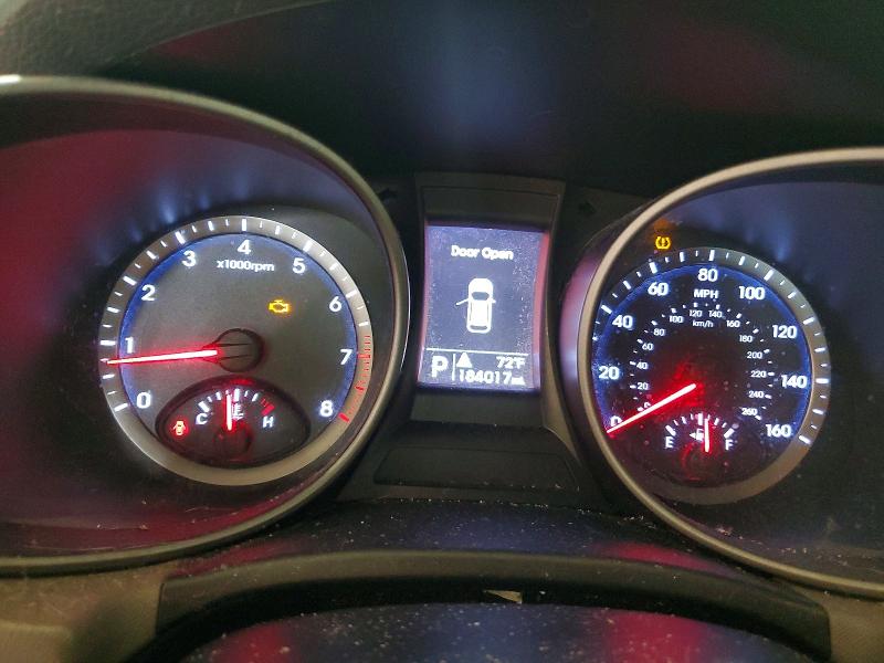 2016 Hyundai Santa fe VIN 5XYZT3LB2GG367919 COPART salvage auction — FRONT END, Ms - Cert Of Title-Salvaged, sold $1,750 on 2026-07-31 (photo 9)
