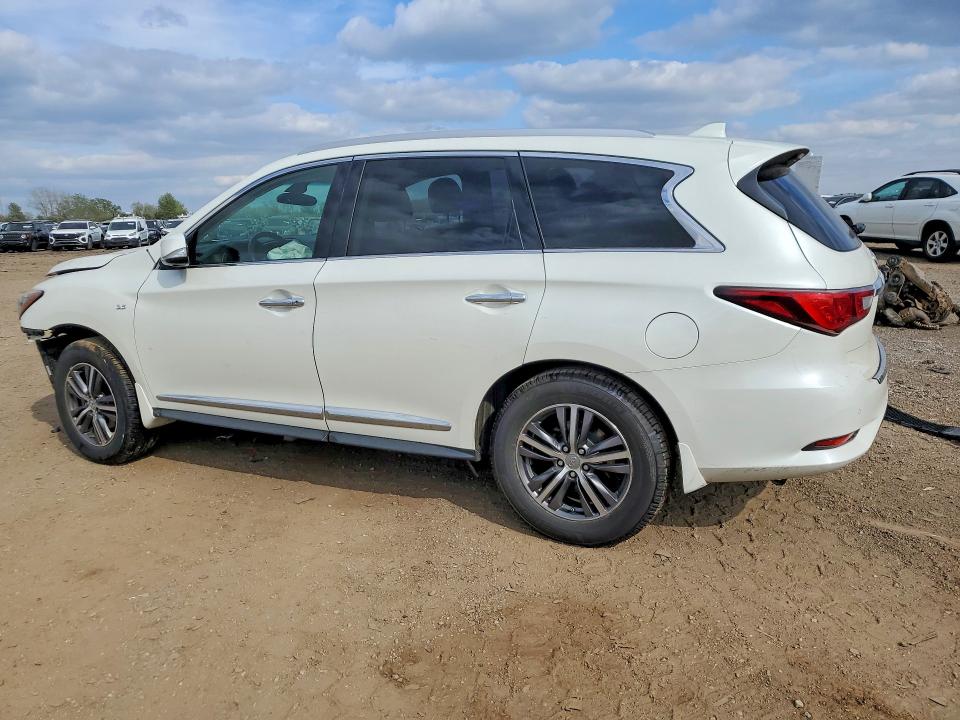 2017 Infiniti VIN 5N1DL0MM5HC517080 COPART salvage auction — FRONT END, Il - Salvage Certificate, sold $2,300 on 2026-07-09 (photo 2)