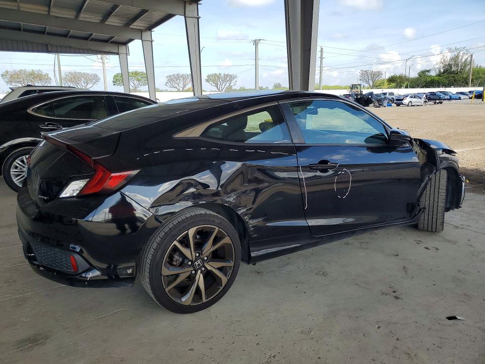 2020 Honda Civic VIN 2HGFC4B89LH304795 COPART salvage auction — FRONT END, Fl - Cert Of Title Slvg Rebuildable, sold $2,700 on 2026-07-22 (photo 3)